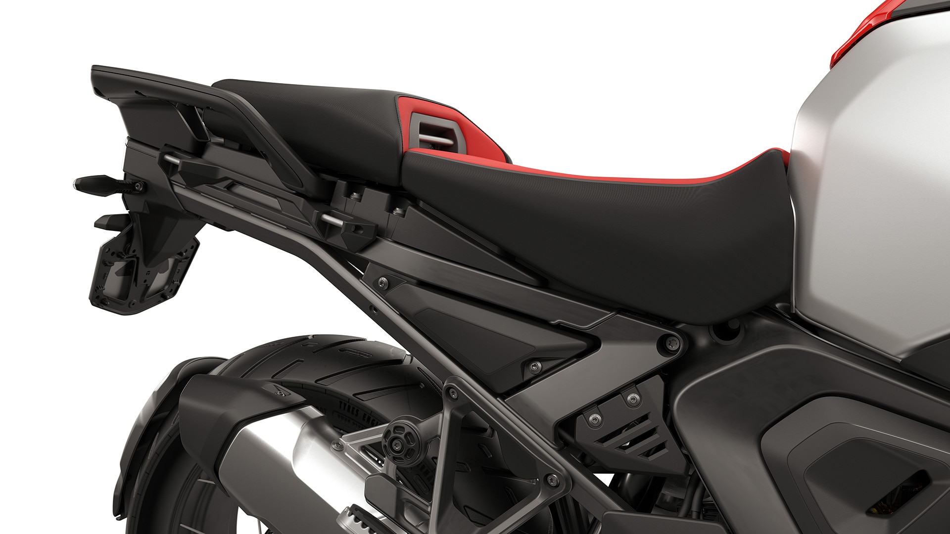 Aluminiowa rama tylna z rur perforowanych